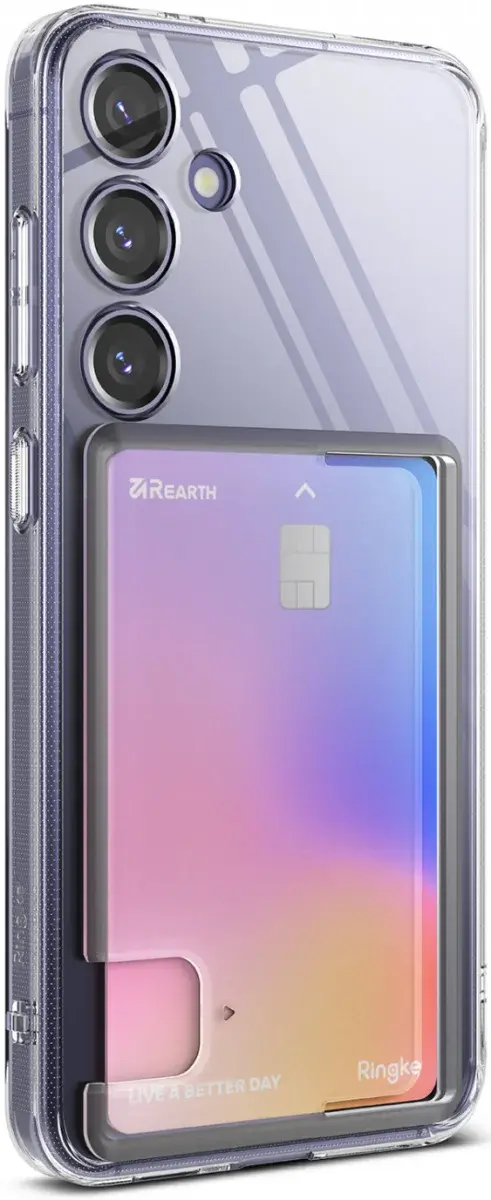 Ringke Fusion Card Samsung Galaxy S24 Hoesje Kaarthouder Transparant afbeelding 17