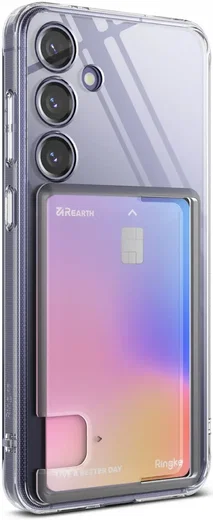 Ringke Fusion Card Samsung Galaxy S24 Hoesje Kaarthouder Transparant afbeelding 17