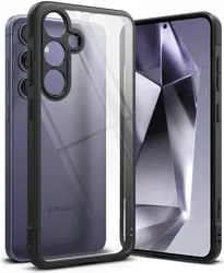 Ringke Fusion Bold Samsung Galaxy S24 Hoesje Transparant Zwart afbeelding