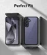Ringke Fusion Bold Samsung Galaxy S24 Hoesje Transparant Zwart afbeelding 9