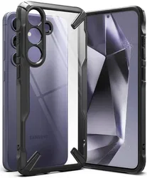 Ringke Fusion X Samsung Galaxy S24 Hoesje Back Cover Zwart afbeelding