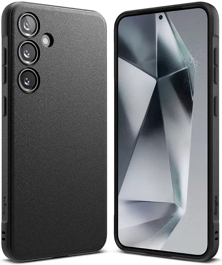 Ringke Onyx Samsung Galaxy S24 Hoesje Flexibel TPU Back Cover Zwart afbeelding 1