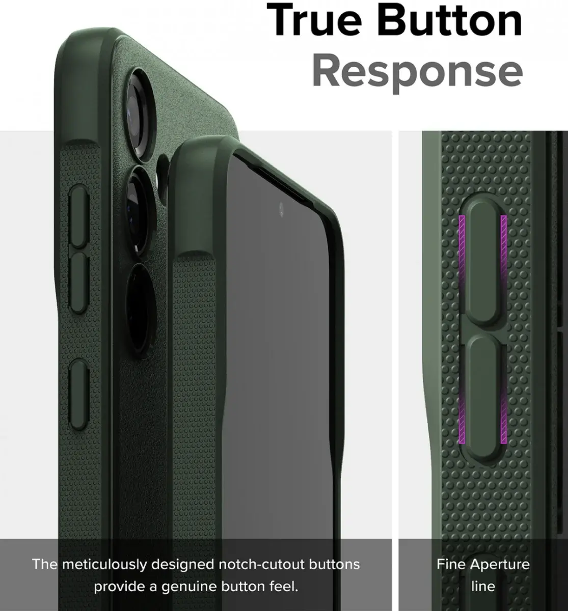 Ringke Onyx Samsung Galaxy S24 Hoesje Flexibel TPU Back Cover Groen afbeelding 9
