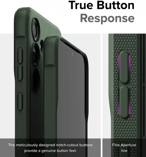 Ringke Onyx Samsung Galaxy S24 Hoesje Flexibel TPU Back Cover Groen afbeelding 9