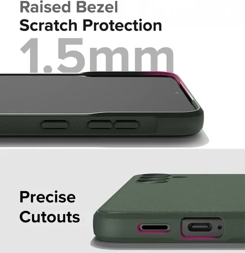 Ringke Onyx Samsung Galaxy S24 Hoesje Flexibel TPU Back Cover Groen afbeelding 12