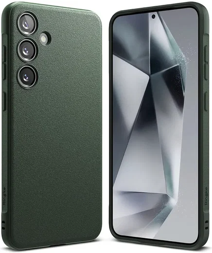 Ringke Onyx Samsung Galaxy S24 Hoesje Flexibel TPU Back Cover Groen afbeelding 1