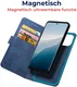 Rosso Element Uitneembaar 2-in-1 Samsung Galaxy A55 Hoesje Blauw afbeelding 2