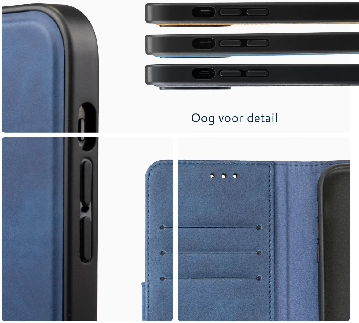 Rosso Element Uitneembaar 2-in-1 Samsung Galaxy A55 Hoesje Blauw afbeelding 5