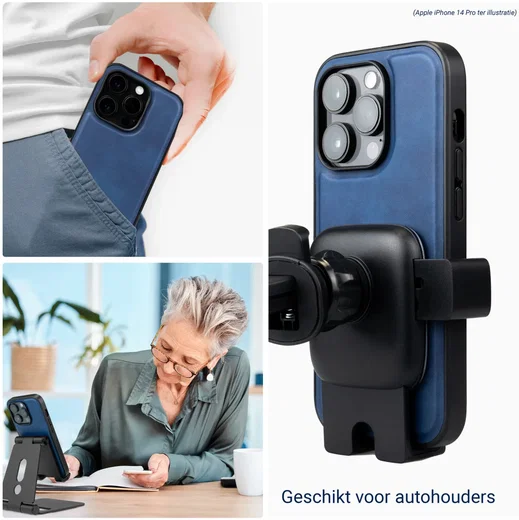 Rosso Element Uitneembaar 2-in-1 Samsung Galaxy A55 Hoesje Blauw afbeelding 6