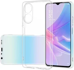Oppo A78 4G Hoesje Dun TPU Back Cover Transparant afbeelding