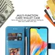 Oppo A18 / A38 Hoesje Mandala Bloemen Wallet Book Case Kunstleer Blauw afbeelding 3