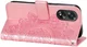 Oppo A18 / A38 Hoesje Mandala Bloemen Wallet Book Case Kunstleer Roze afbeelding 6