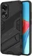 Oppo A78 4G Hoesje Shockproof Kickstand Back Cover Zwart