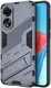 Oppo A78 4G Hoesje Shockproof Kickstand Back Cover Donker Blauw afbeelding 1