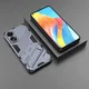 Oppo A78 4G Hoesje Shockproof Kickstand Back Cover Donker Blauw afbeelding 5