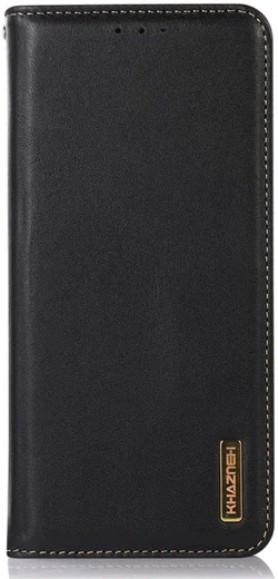 KHAZNEH Samsung Galaxy S24 Hoesje RFID Book Case Leer Zwart afbeelding 6