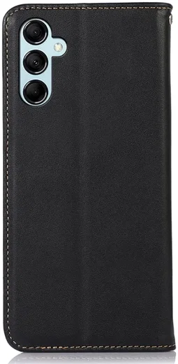 KHAZNEH Samsung Galaxy S24 Hoesje RFID Book Case Leer Zwart afbeelding 7