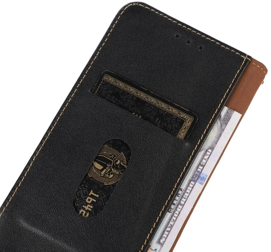 KHAZNEH Samsung Galaxy S24 Ultra Hoesje RFID Book Case Leer Zwart afbeelding 4