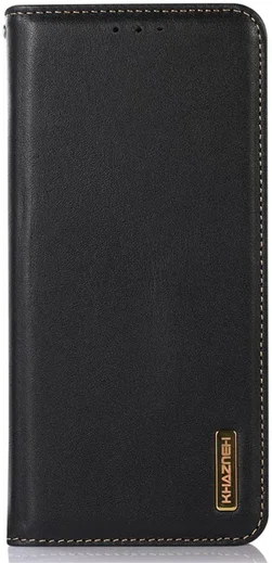 KHAZNEH Samsung Galaxy S24 Ultra Hoesje RFID Book Case Leer Zwart afbeelding 6