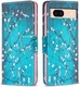 Google Pixel 8a Hoesje Portemonnee Book Case Blossom Print