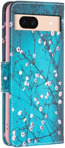 Google Pixel 8a Hoesje Portemonnee Book Case Blossom Print afbeelding 5