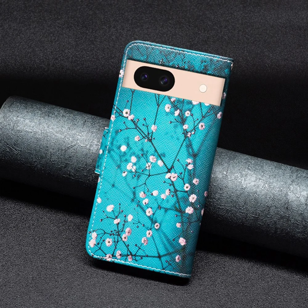 Google Pixel 8a Hoesje Portemonnee Book Case Blossom Print afbeelding 6