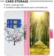 Google Pixel 8a Hoesje Portemonnee Book Case Bloemen Boom Print afbeelding 3