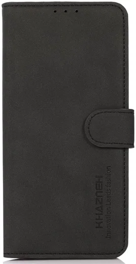 KHAZNEH Google Pixel 8a Hoesje Retro Wallet Book Case Zwart afbeelding 6