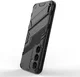 Samsung Galaxy S24 Hoesje Shockproof Kickstand Back Cover Zwart afbeelding 4