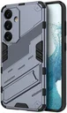 Samsung Galaxy S24 Hoesje Shockproof Kickstand Back Cover Grijs
