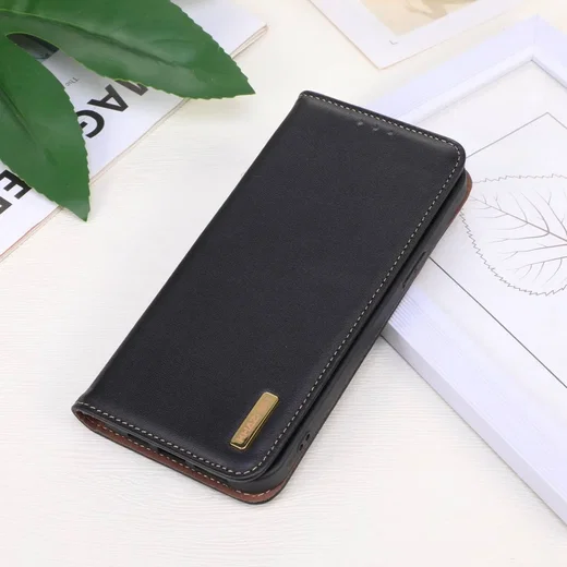 KHAZNEH Xiaomi 14 Hoesje Retro Wallet Book Case Zwart afbeelding 8