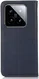 KHAZNEH Xiaomi 14 Hoesje Retro Wallet Book Case Blauw afbeelding 7