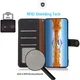 KHAZNEH Google Pixel 8a Hoesje RFID Book Case Leer Zwart afbeelding 3