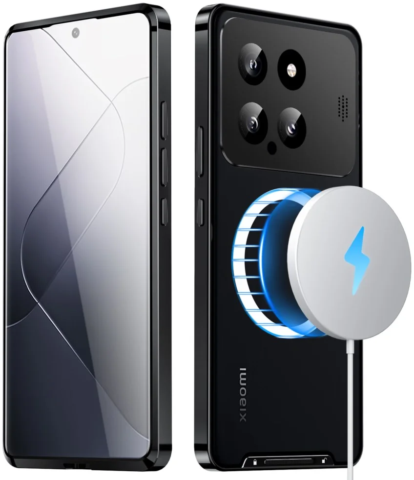 Xiaomi 14 Aroma Design Hoesje met MagSafe Schokbestendig Zwart afbeelding 12
