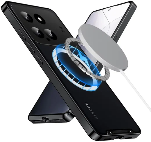 Xiaomi 14 Aroma Design Hoesje met MagSafe Schokbestendig Zwart afbeelding 2