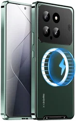 Xiaomi 14 Aroma Design Hoesje met MagSafe Schokbestendig Groen afbeelding