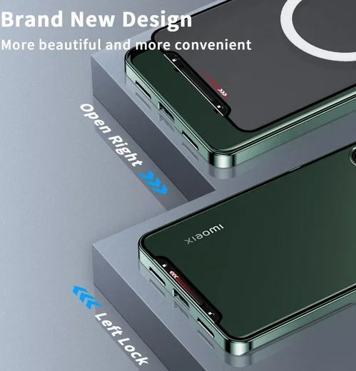 Xiaomi 14 Aroma Design Hoesje met MagSafe Schokbestendig Groen afbeelding 8