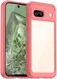 Google Pixel 8a Hoesje Acryl Back Cover Rood afbeelding 1