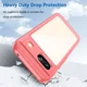 Google Pixel 8a Hoesje Acryl Back Cover Rood afbeelding 3