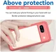 Google Pixel 8a Hoesje Acryl Back Cover Rood afbeelding 4