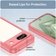 Google Pixel 8a Hoesje Acryl Back Cover Rood afbeelding 6