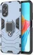 Oppo A18 / A38 Hoesje met Magnetische Kickstand Ring Blauw afbeelding 1
