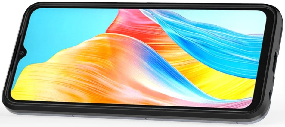 Oppo A18 / A38 Hoesje met Magnetische Kickstand Ring Blauw afbeelding 3