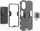 Oppo A18 / A38 Hoesje met Magnetische Kickstand Ring Blauw afbeelding 4