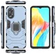 Oppo A18 / A38 Hoesje met Magnetische Kickstand Ring Blauw afbeelding 6
