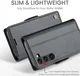 CaseMe 023 Samsung Galaxy S24 Hoesje RFID Book Case Zwart afbeelding 6