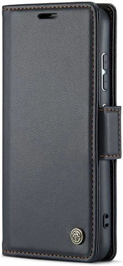 CaseMe 023 Samsung Galaxy S24 Hoesje RFID Book Case Zwart afbeelding 10