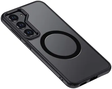 Samsung Galaxy S24 Plus MagSafe Hoesje Schokbestendig TPU Zwart