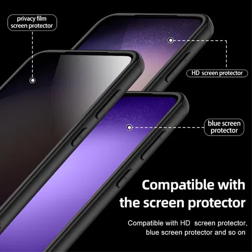 Samsung Galaxy S24 Plus MagSafe Hoesje Schokbestendig TPU Zwart afbeelding 4