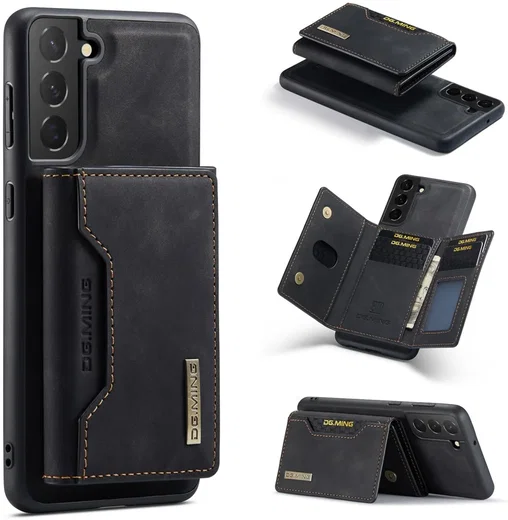 DG Ming Samsung Galaxy S24 Hoesje met Magnetische Portemonnee Zwart afbeelding 13